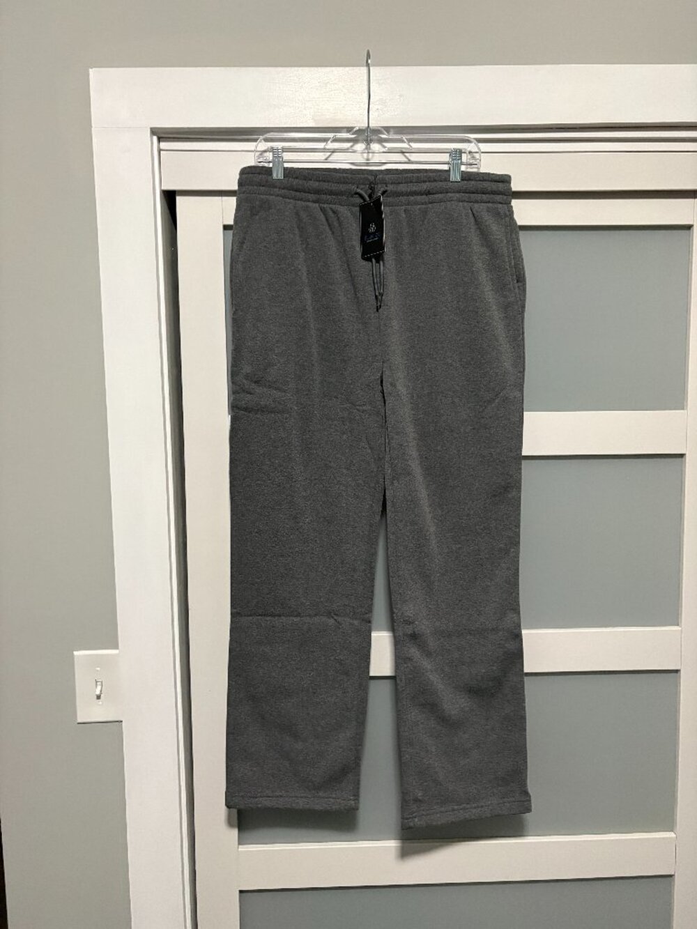 BLue Ice Charcoal Men's Jogging Pants JFleece oggers Gray sz L NWT NEW